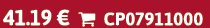 41.19 €  CP07911000