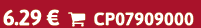 6.29 €  CP07909000