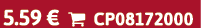 5.59 €  CP08172000