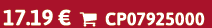 17.19 €  CP07925000
