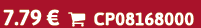 7.79 €  CP08168000
