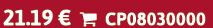 21.19 €  CP08030000