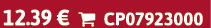 12.39 €  CP07923000