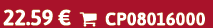 22.59 €  CP08016000