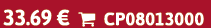 33.69 €  CP08013000