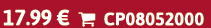 17.99 €  CP08052000