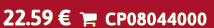 22.59 €  CP08044000