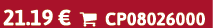 21.19 €  CP08026000
