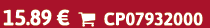 15.89 €  CP07932000