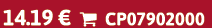 14.19 €  CP07902000