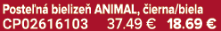 Poste n bielize  ANIMAL,  ierna/biela CP02616103 37.49 € 18.69 €