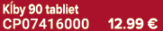 K by 90 tabliet CP07416000 12.99 €