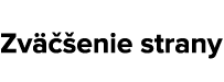 Zv  enie strany