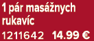 1 p r mas nych rukav c 1211642 14.99 €