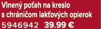Vlnen po ah na kreslo s chr ni om lak ov ch opierok 5946942 39.99 €