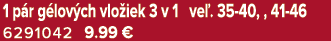 1 p r g lov ch vlo iek 3 v 1 ve . 35 40, , 41 46 6291042 9.99﻿﻿ €