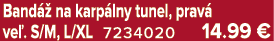 Band  na karp lny tunel, prav  ve . S/M, L/XL 7234020 14.99 €