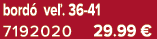 bord ve . 36 41 7192020 29.99 €