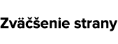 Zv  enie strany