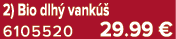 2) Bio dlh vank   6105520 29.99 €