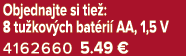 Objednajte si tie : 8 tu kov ch bat ri AA, 1,5 V 4162660 5.49﻿﻿ €