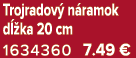 Trojradov n ramok d  ka 20 cm 1634360 7.49 €