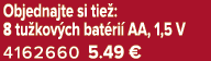 Objednajte si tie : 8 tu kov ch bat ri AA, 1,5 V 4162660 5.49﻿﻿ €