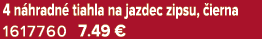 4 n hradn tiahla na jazdec zipsu,  ierna 1617760 7.49 €