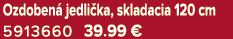 Ozdoben jedli ka, skladacia 120 cm 5913660 39.99 €