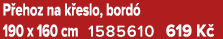 P ehoz na k eslo, bord 190 x 160 cm 1585610 619 K 