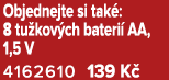 Objednejte si tak : 8 tu kov ch bateri AA, 1,5 V 4162610 139 K 