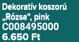 Dekorat v koszor „R zsa”, pink C008495000 6.650 Ft