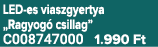 LED es viaszgyertya „Ragyog csillag” C008747000 1.990 Ft