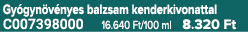 Gy gyn v nyes balzsam kenderkivonattal C007398000 16.640 Ft/100 ml 8.320 Ft
