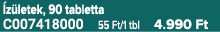  z letek, 90 tabletta C007418000 55 Ft/1 tbl 4.990 Ft