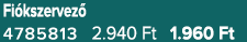 Fi kszervez 4785813 2.940 Ft 1.960 Ft