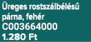  reges rostsz lb l s p rna, feh r C003664000 1.280 Ft