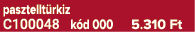 pasztellt rkiz C100048 k d 000 5.310 Ft