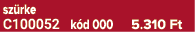sz rke C100052 k d 000 5.310 Ft