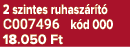 2 szintes ruhasz r t C007496 k d 000 18.050 Ft