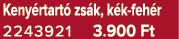 Keny rtart zs k, k k feh r 2243921 3.900 Ft