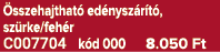  sszehajthat ed nysz r t , sz rke/feh r C007704 k d 000 8.050 Ft