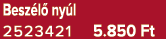 Besz l ny l 2523421 5.850 Ft
