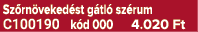 Sz rn veked st g tl sz rum C100190 k d 000 4.020 Ft
