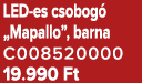 LED es csobog „Mapallo”, barna C008520000 19.990 Ft