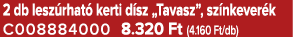 2 db lesz rhat kerti d sz „Tavasz”, sz nkever k C008884000 8.320 Ft (4.160 Ft/db)