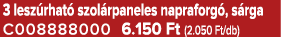 3 lesz rhat szol rpaneles napraforg , s rga C008888000 6.150 Ft (2.050 Ft/db)