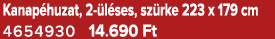 Kanap huzat, 2 l ses, sz rke 223 x 179 cm 4654930 14.690 Ft