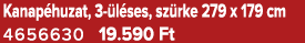 Kanap huzat, 3 l ses, sz rke 279 x 179 cm 4656630 19.590 Ft