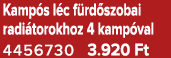 Kamp s l c f rd szobai radi torokhoz 4 kamp val 4456730 3.920 Ft